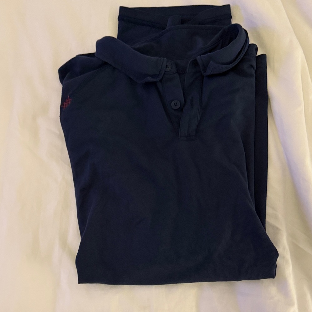 Rhone Navy Blue Polo Shirt dri fit